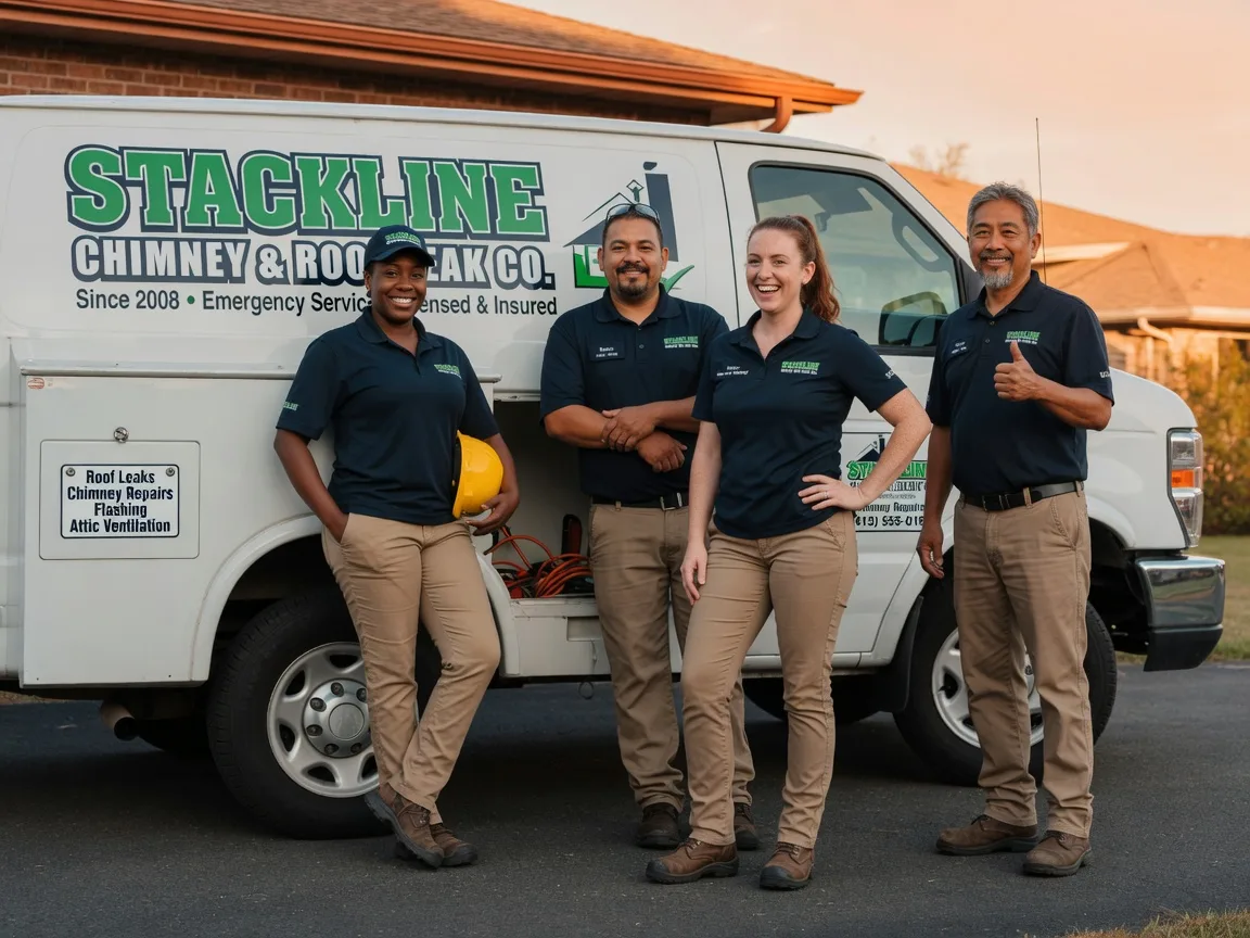 Chimney flashing repair company in Hardesty, OK